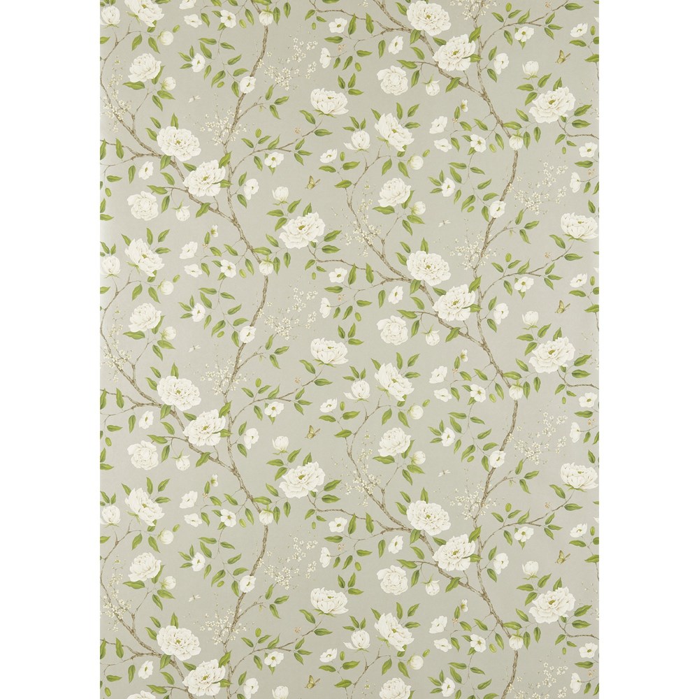 Romeys Garden Wallpaper 311333 by Zoffany in Silver Grey